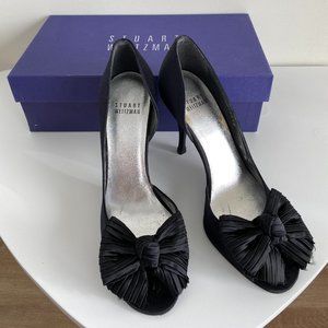 Stuart Weitzman Satin Bolero Heels